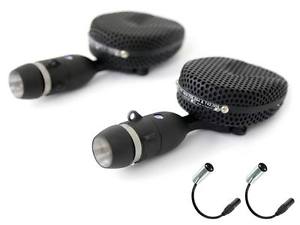 Coles 4038 Studio Ribbon Microphones - Matched Pair Inc. 4071 Stand mounts - New