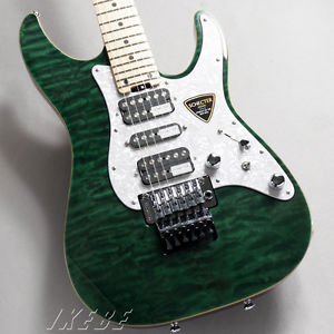 SCHECTER SD-2-24-AL See-Thru Green Maple Free Shipping From Japan #A32