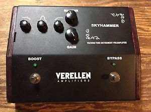 Verellen Skyhammer Preamp Pedal Low Serial #18 Tube High Gain Meatsmoke Guitar