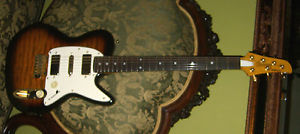 IBanez Talman TV 750 GQBS Brown Sunburst Vintage Mini Humbacker Lipstick 90er