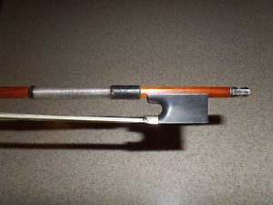 BEAUTIFUL Old German Antique Violin Bow Branded TUBBS & SAXONY