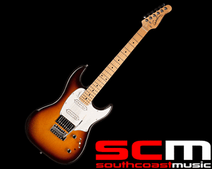 RRP$1349 GODIN SESSION VINTAGE BURST HG RN ELECTRIC GUITAR G03094 HSS TREMOLO