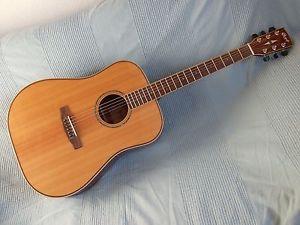 Westerngitarre Cort AS-E4 vollmassives Spitzenmodell neuwertig mit Koffer