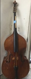Upright Acoustic 3/4 John Juzek Bass Violin Made 1950 (B404)