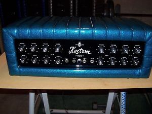 Vintage 1970 Kustom K-100 Rare "Cascade" color Amp in Mint Condition