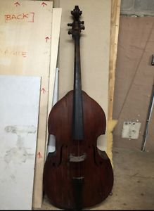 Saxon Germany 3/4 Upright Acoustic Solid Wood Hand Carved Bass Violin (B400)