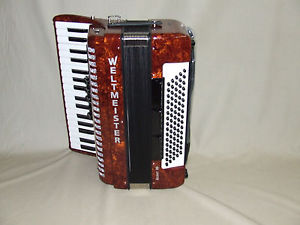 Weltmeister Akkordeon Achat 80 mit Koffer NEU