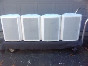 4 Electro Voice EV SX100 SX100PI Speakers Permanent Install Grills Outdoor Ready