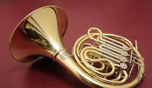 YAMAHA YHR-85VD Lab Symphony full double horn Used Horn  w/ Hard case
