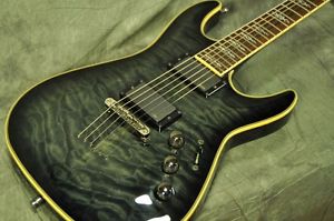 SCHECTER AD-C-1-HR See Thrh Black Electric Guitar Free Shipping