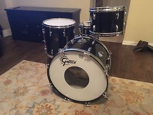 1960's Black Nitron 22-12-16 Gretsch Drum Set!!