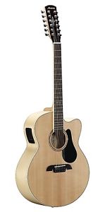 Alvarez AJ80CE12 Jumbo Size 12String Solid Top Acoustic Electric Guitar - NEW