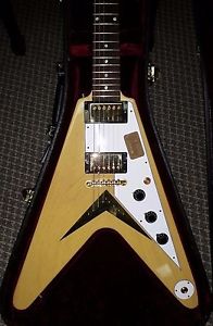 Gibson Custom Shop Benchmark '59 Flying V Tribute Electric Guitar TV Yellow, NEW