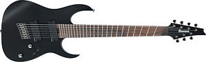 Ibanez RGIM7MH-WK Weathered Black Fanned Fret 7 String Guitar