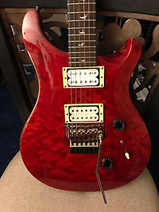 PRS SE Custom 24 30th Black Cherry Floyd Rose with Gig Bag