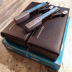 Vintage pair mint condition Sennheiser MD-441. Low serial #'s, original cases.