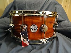 DW 6.5" x 14" Collectors Redwood Stump Exotic maple VLT shell
