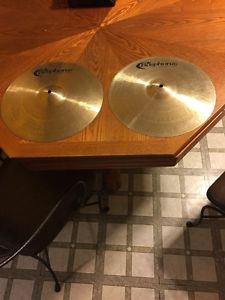 2-PC BOSPHORUS 14" HI-HAT CYMBALS SIGNED HAMMER SERIES Signed Jeff Hamilton