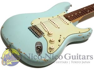 Fender 2008 '60 Stratocaster Relic (Daphne Blue) Electric Guitar Free Shipping