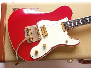 1993 Fender Japan Terry-1 Electric Guitar Red Vintage Free Shipping w/HC