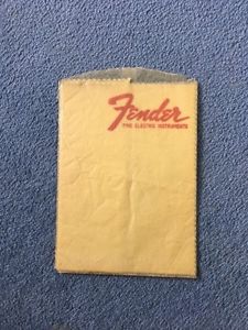 Fender Polishing Cloth 1963, 1964, 1965 Mint Unused Condition