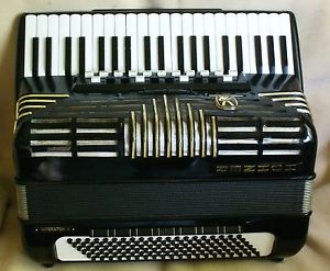 Nice HOHNER "IMPERATOR V " accordion/accordian! 5 reed sets!Double Tone Chamber!