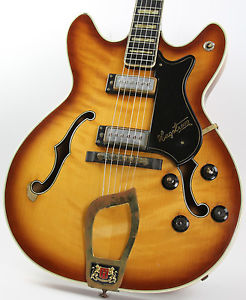 Vintage 1960s Hagstrom Viking V2 Deluxe W/ Hard Case