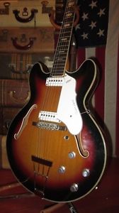 Vintage 1960's Vox Super Lynx Hollowbody Electric Guitar Sounds Amazing