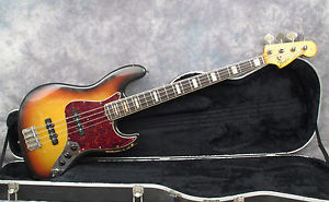 1970 FENDER JAZZ - SUNBURST  - ANDY BAXTER BASS
