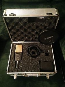 AKG C 414 XL II Condenser Mic w/shock mount and more - barely used