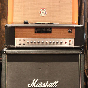 Vintage 1972 Vampower MK1B #VM023 100 Watt T Rex Valve Amplifier Head SERVICED