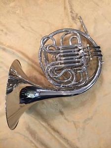 Musikwerks Double French Horn-Copy of Alexander-Nickel Plated-Nice Player!