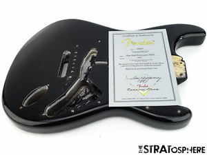 Fender USA Custom Shop Postmodern NOS Stratocaster BODY Strat Ash Black