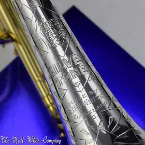 Vintage H. N. White King Silver Tone Master Model Cornet Classic
