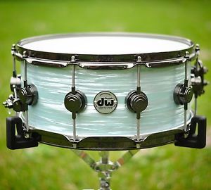 DW Collectors Birch Snare Drum 6x14" Pale blue oyster
