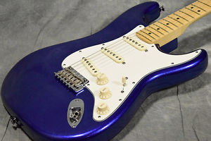 Fender: Electric Guitar American Standard Stratocaster Mystic Blue USED