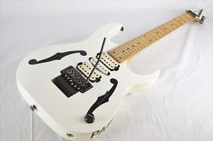 Ibanez PGM300 White Used Electric Guitar Hero, Paul Gilbert Free Shipping