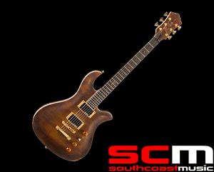 RRP$1000 BC RICH EAGLE ARCHTOP ANTEQUE VIOLIN ELECTRIC GUITAR ROCKFIELD MAFIA