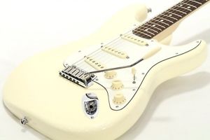 Fender USA Jeff Beck Stratocaster UD Rosewood Olympic White Electric Guitar
