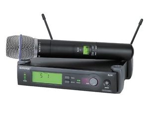SHURE SLX24/BETA87A-G5 HANDHELD WIRELESS SYSTEM G5 BAND (494-518 MHZ)