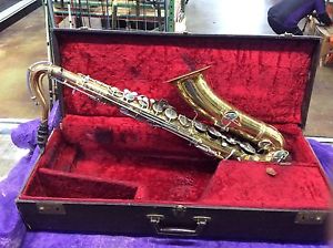 1920s CG Conn Elkhart USA Tenor Saxophone FOR REPAIR Serial 134*** T L Chu Berry