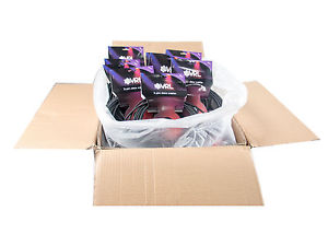 MASTER CASE OF (50) VRLDMX3P25 3 PIN DMX CABLES 25'