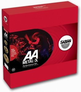 Sabian AA Metal Performance Set Brilliant Finish w/ FREE pair of Sticks