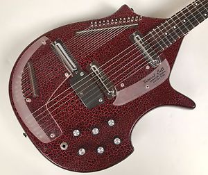 1967 Vincent Bell Danelectro Coral Sitar owned by Jim Ellison of Material Issue
