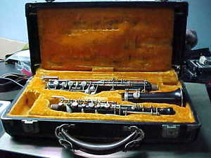 VINTAGE LA MARQUE WOOD OBOE PARIS IN CASE SERIAL12072