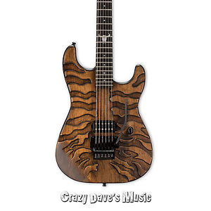 ESP LTD George Lynch Signature Burnt Tiger Electric Guitar LGLBURNTTIGER w/ Case