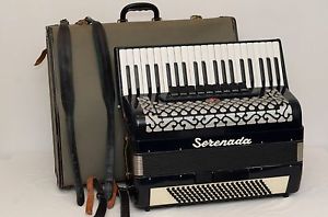 SERENADA 120 BASS MUSETTE ACCORDION/SIM.WELTMEISTER CONSONA/DHL  SHIPPING