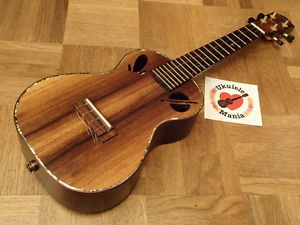 Shimo Guitars "UFO" All Jacaranda Concert Ukulele with Shell Binding and Inlay