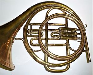 Collectible Early 20th Century Boosey & co. Lotone London French Horn In Case