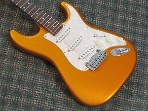 2012 G&L USA Legacy Guitar! RARE Tangerine Metallic! Custom Build! w/OHSC&COA